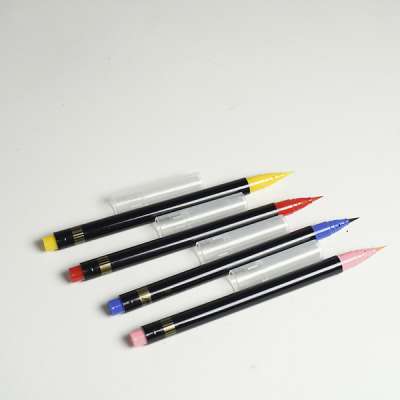 6Pcs Portable Markers Paint Brush Water Color Brush Soft Watercolor Brush Pen Kit Set